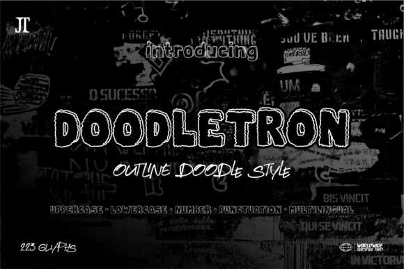 Doodletron specimen by Joni type